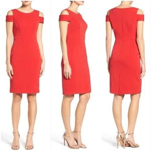 NWT Vince Camuto Crepe Sheath Dress